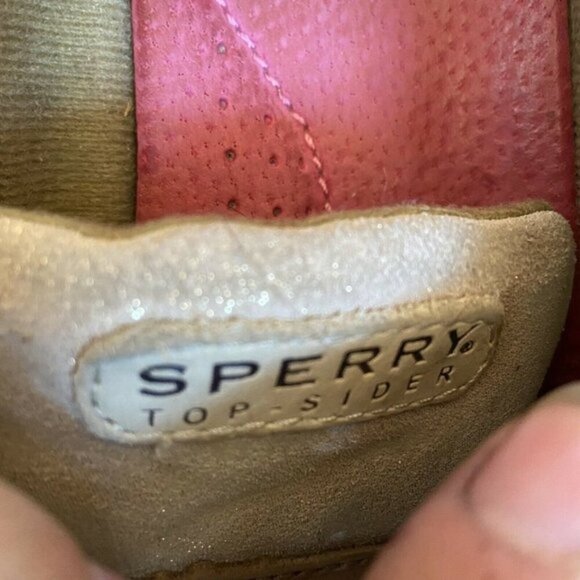 Sperry top sider womens size 9 gold and tan - Picture 8 of 10